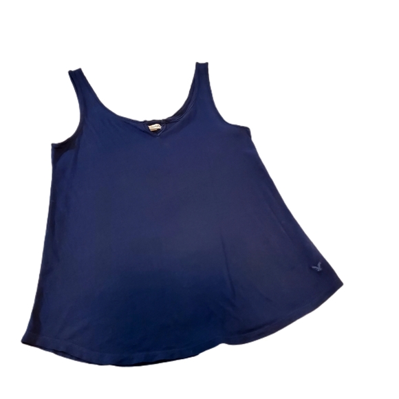 American Eagle Outfitters Navy Blue Tank Top Large - Picture 5 of 6